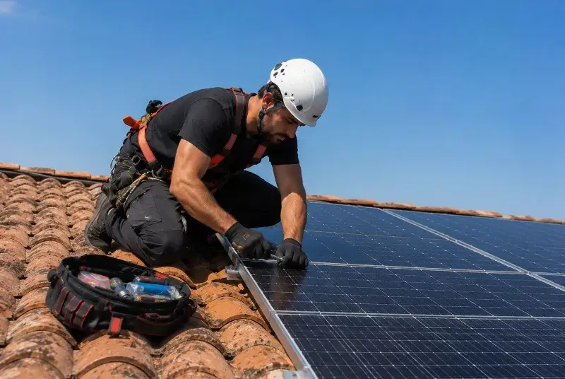 Maintenance et monitoring de panneaux solaires à Beaufort