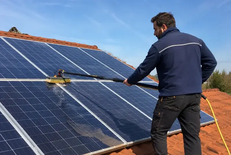 Nettoyage et entretien de panneaux solaires à Beaufort